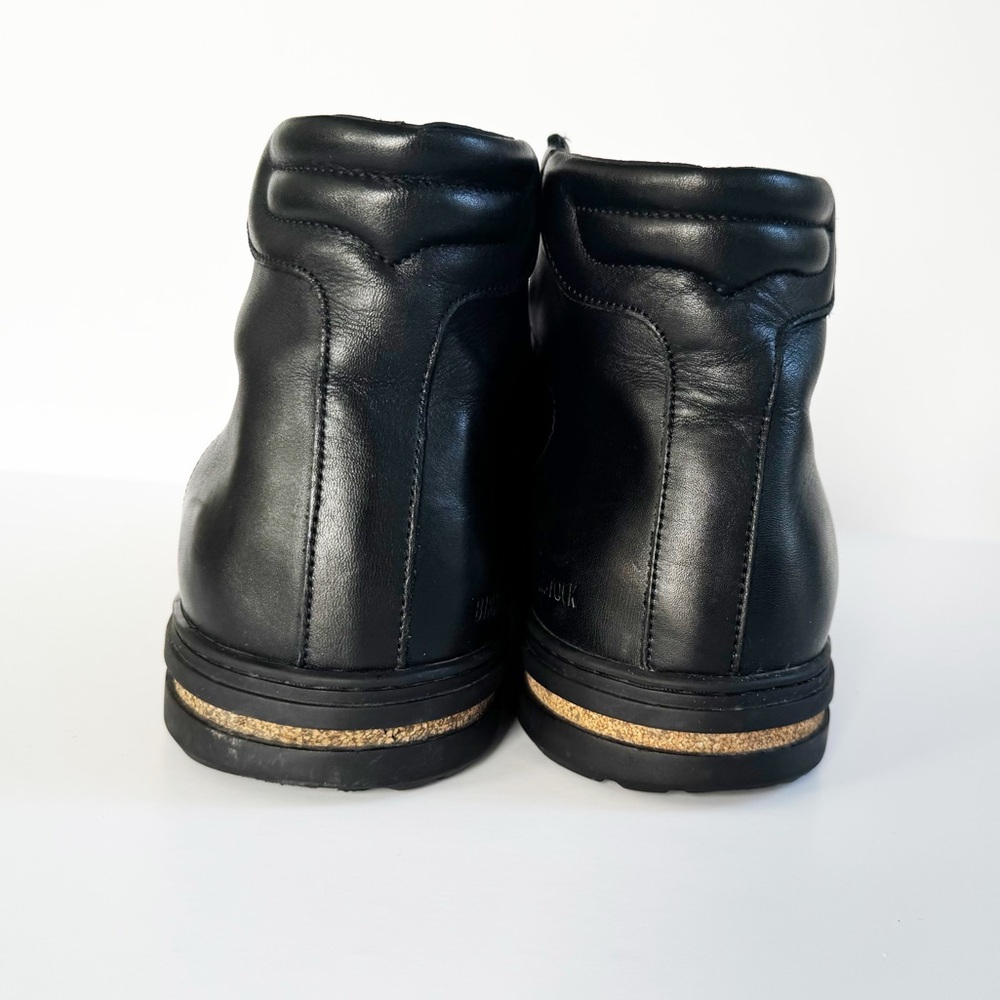 Birkenstock Bend Mid Sneaker in Black Leather | 45 - Picture 7 of 9